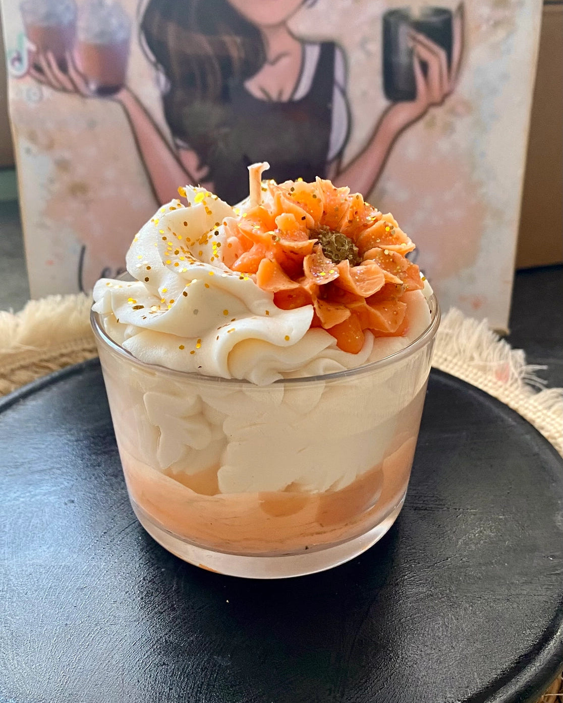 Candela gourmet profumata al Neroli