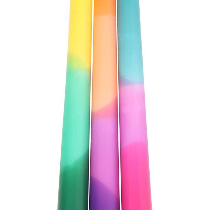 Set di 3 candele coniche Dipped Aura Energy