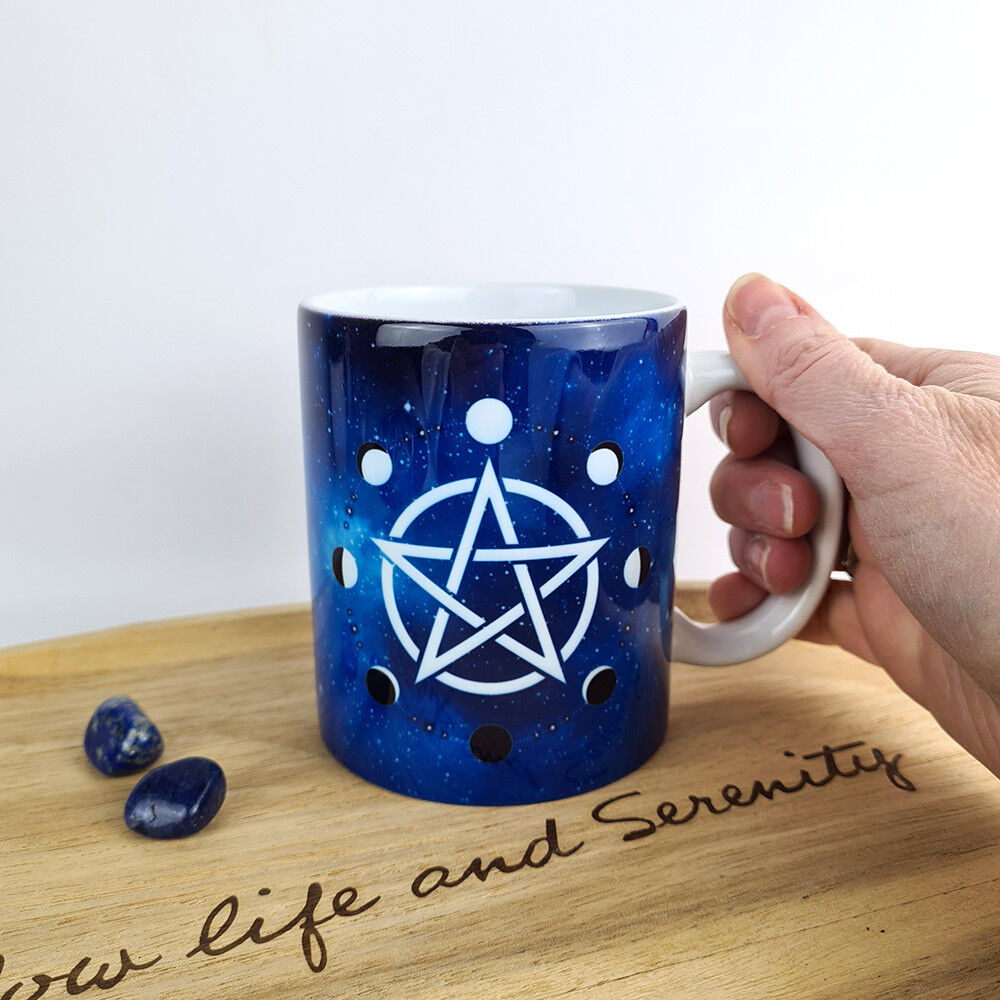 Tazza Pentacolo Fasi della Luna