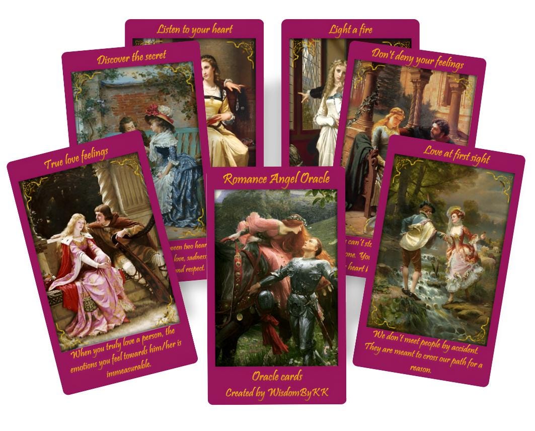 Oracolo "Romance Angels" - Carte oracolo dell'Amore