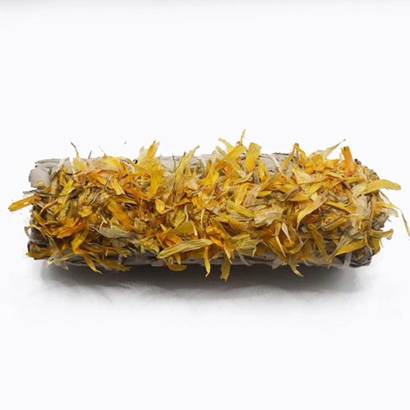 Smudge Stick di Salvia Bianca e Calendula