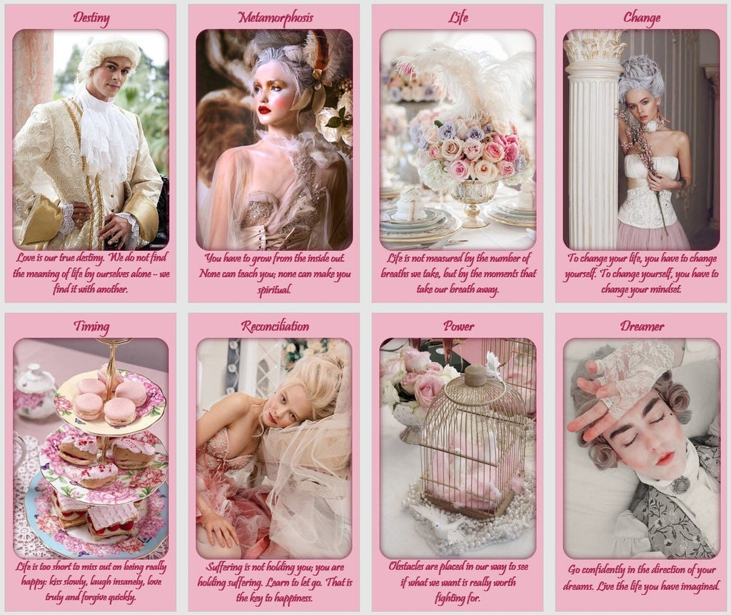 Oracolo della Saggezza di Maria Antonietta – Elegante Oracolo dell'Epoca Rococò