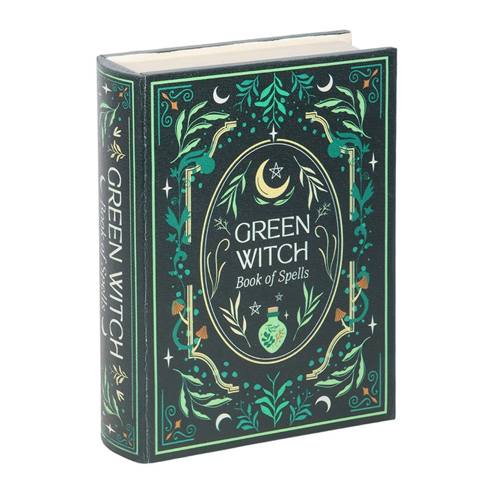 Scatola portaoggetti  "Green Witch"