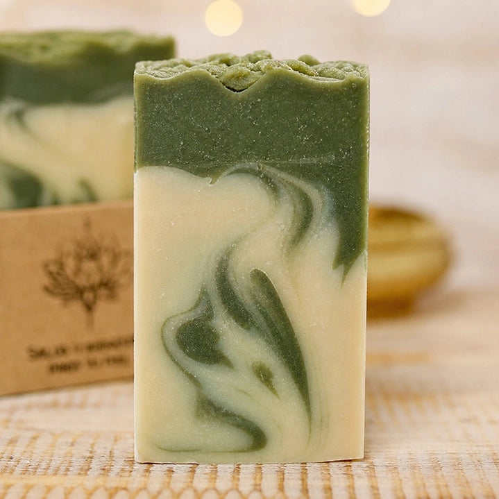 Saponetta artigianale al tè matcha