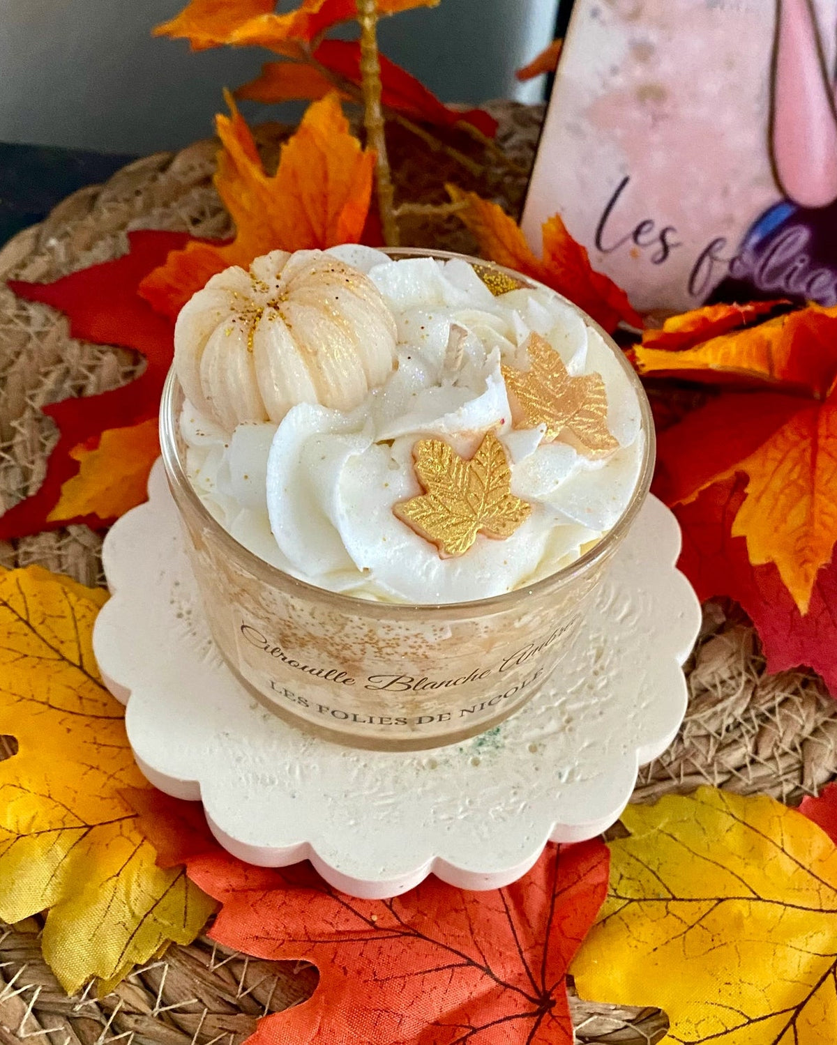 Candela golosa – Zucca Bianca Ambrata 🎃✨