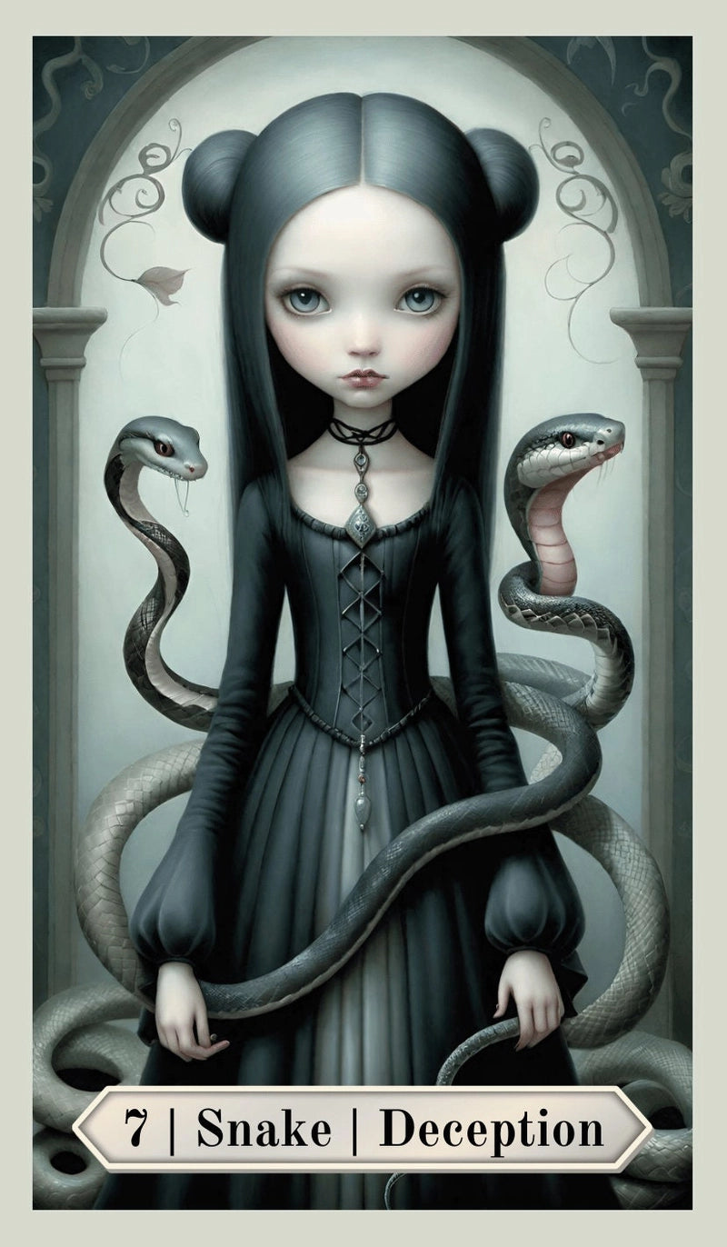 Carte Oracolo Lenormand Fantasy Oscuro