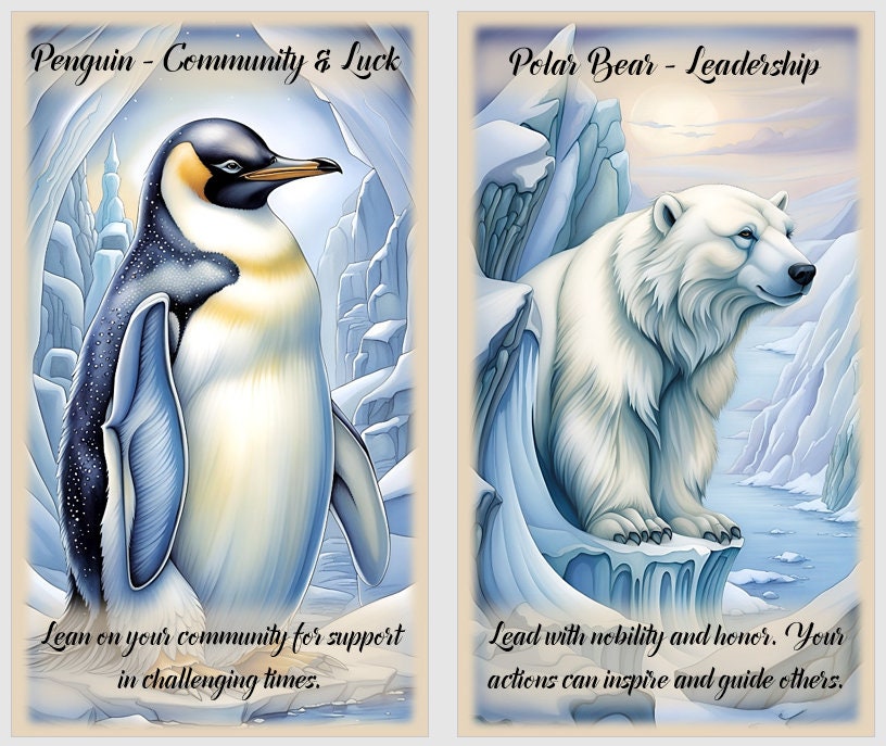 Carte Oracolo degli Animali Spirituali: mazzo fatto a mano