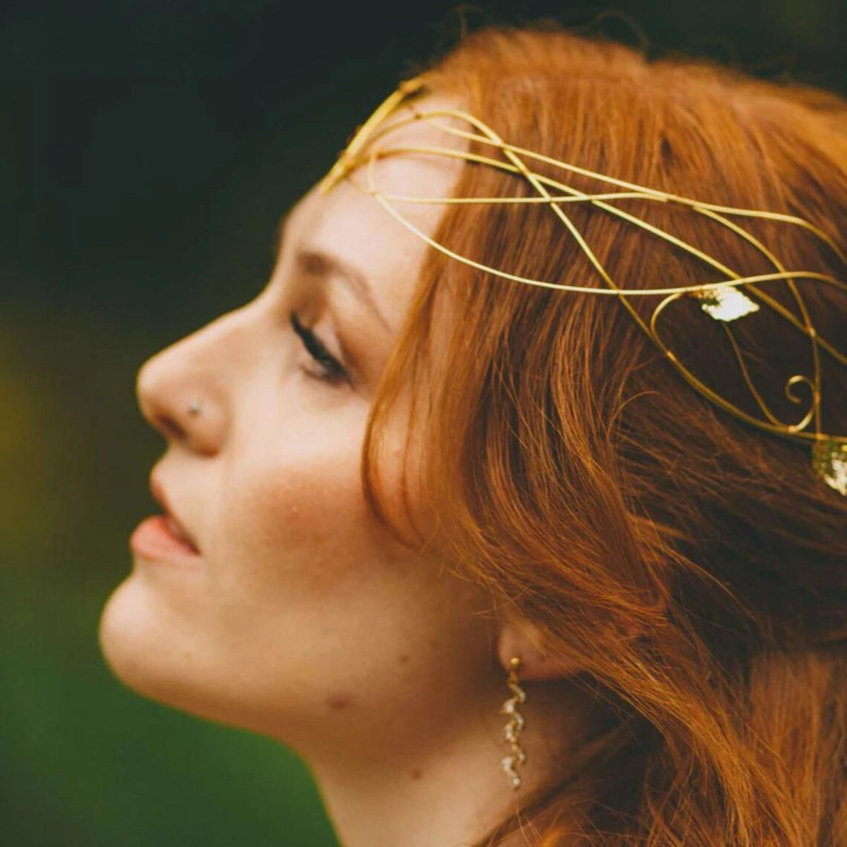 Delicata Tiara in stile Elfico "Lady of Light"