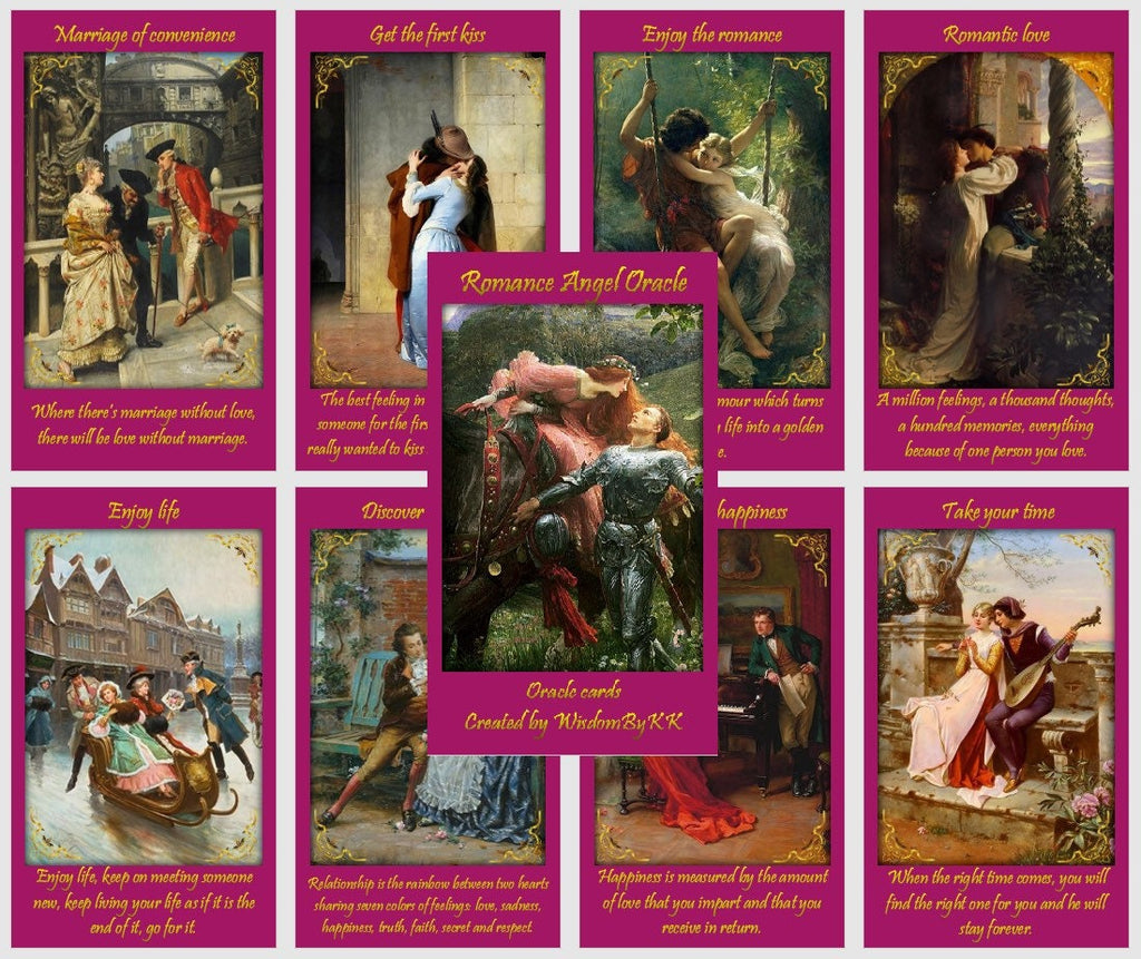 Oracolo "Romance Angels" - Carte oracolo dell'Amore
