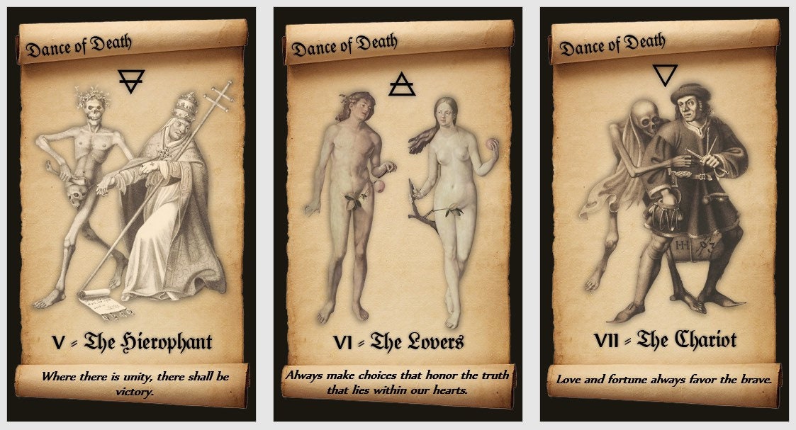 Tarocchi Danza Medievale della Morte