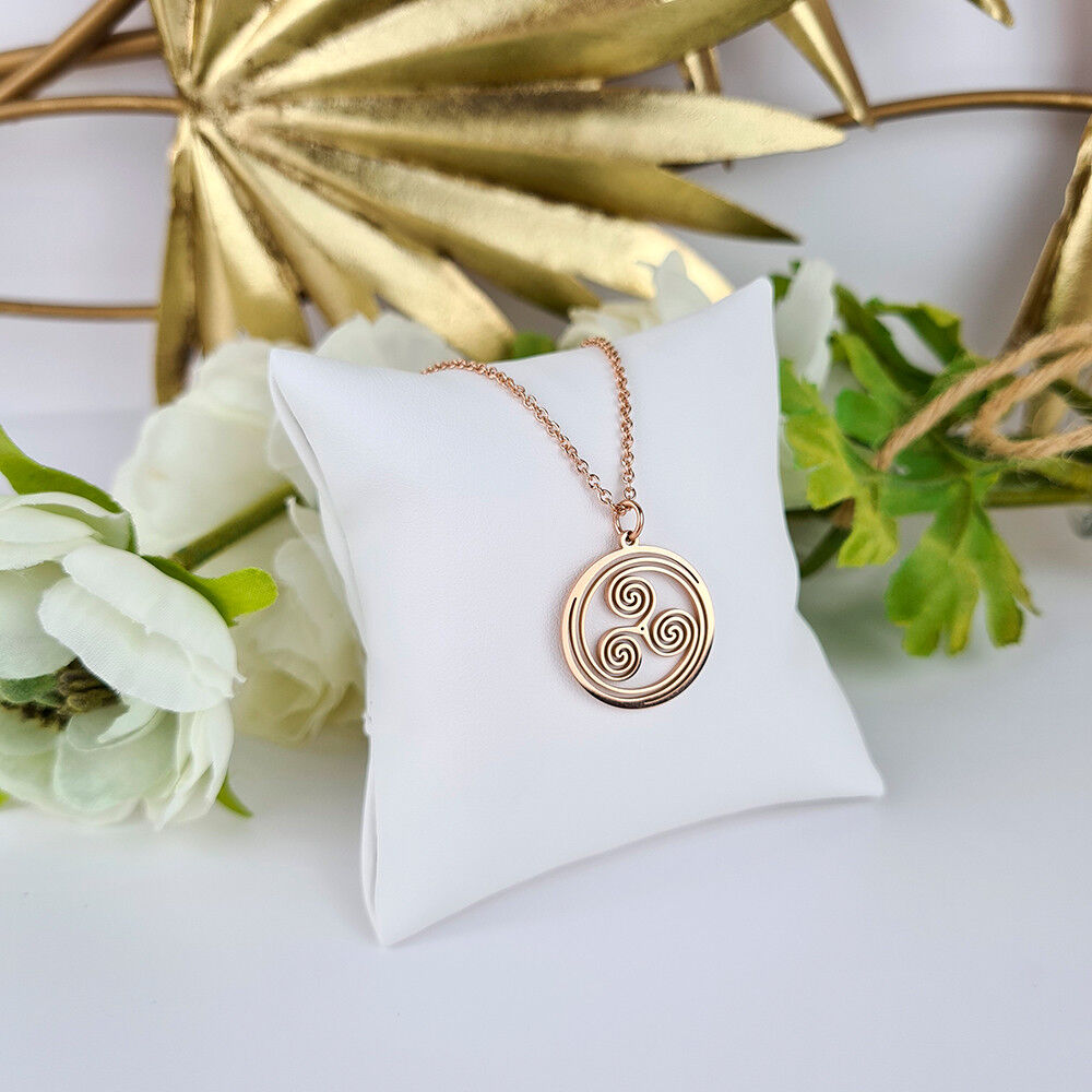 Collana Triskele in acciaio inox