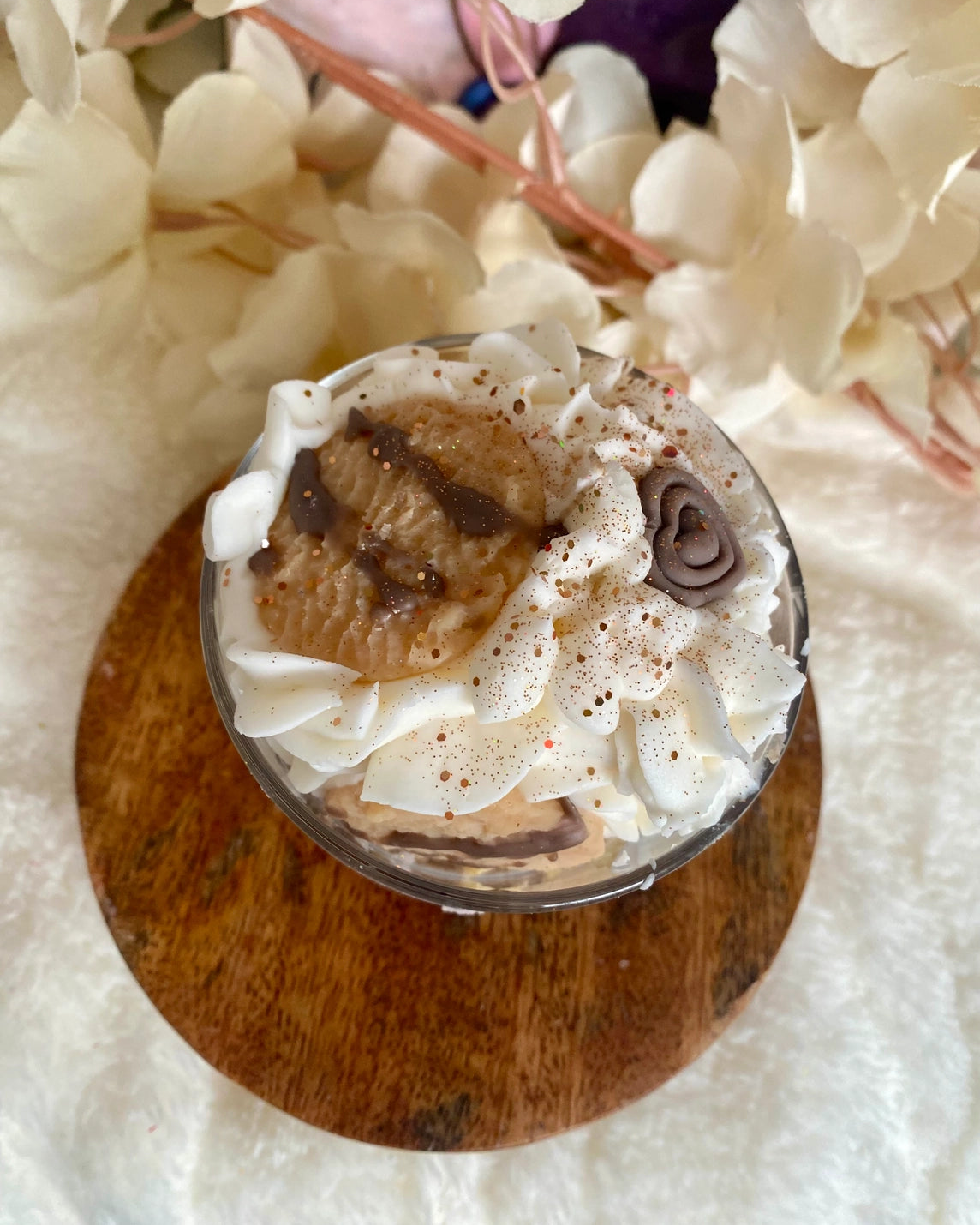 Candela gourmet con Biscotti al Cioccolato