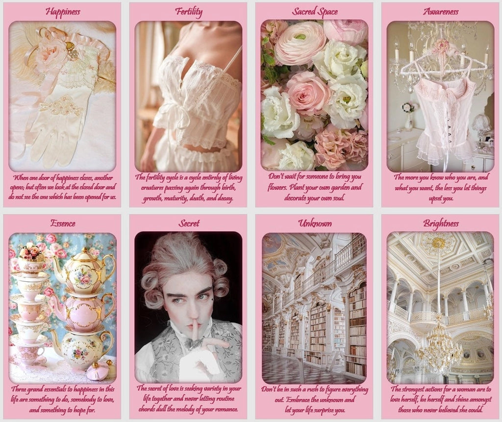 Oracolo della Saggezza di Maria Antonietta – Elegante Oracolo dell'Epoca Rococò