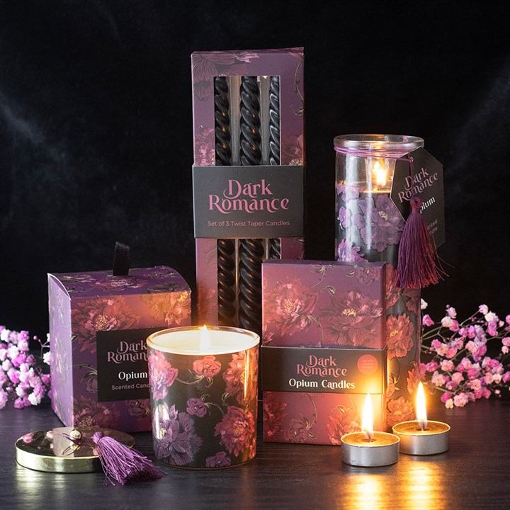 Candela profumata all'Oppio "Dark Romance"