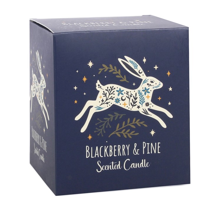 Candela "Leaping Hare" profumata al Mirtillo Nero e Pino