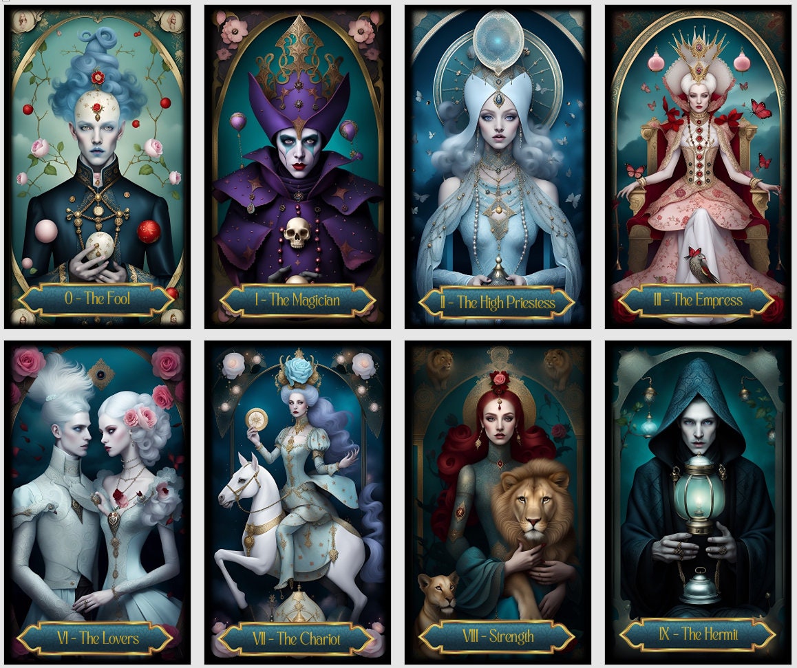 Tarocchi del Mondo Surreale - Carte Misteriose per la Divinazione