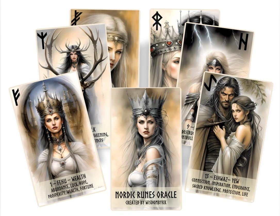 Oracolo delle rune nordiche. Futhark antico e Rune Legate