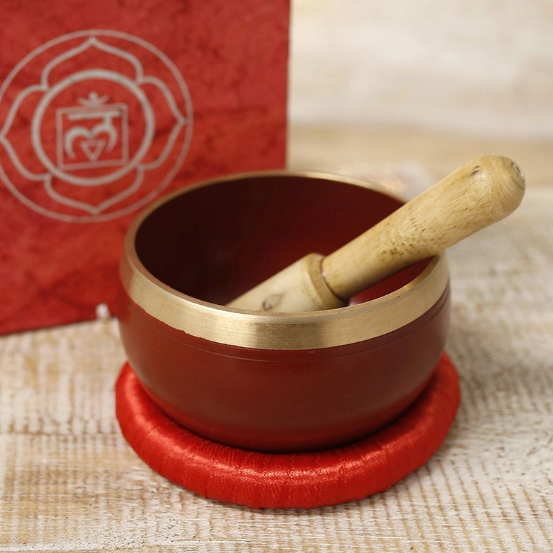 Ciotola tibetana per chakra della radice- Muladhara - formato palmare