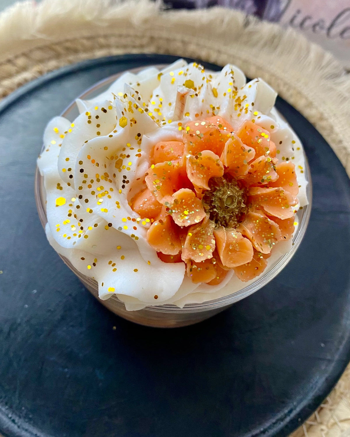 Candela gourmet profumata al Neroli