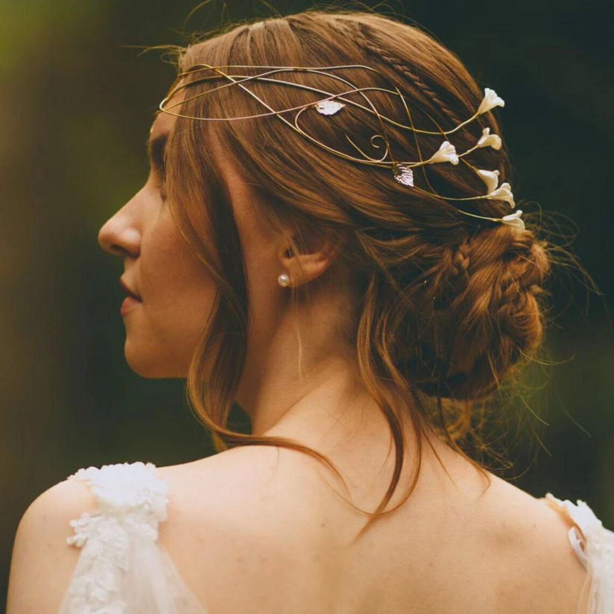 Delicata Tiara in stile Elfico "Lady of Light"