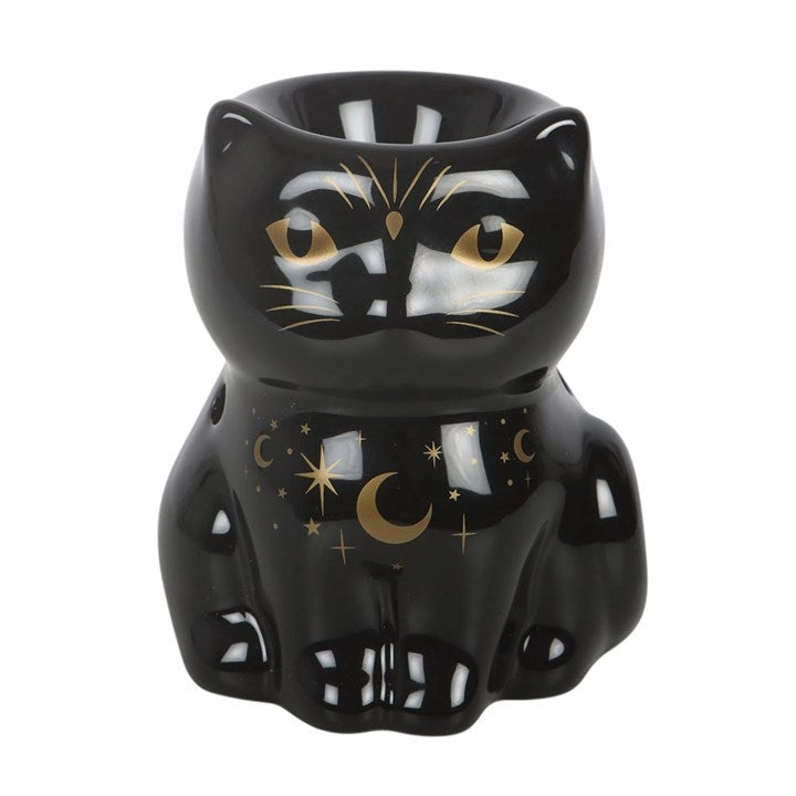 Bruciaessenze e scaldacera "Black Cat"