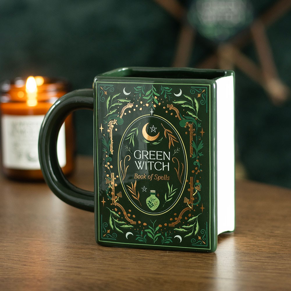 Tazza in ceramica "Green Witch"