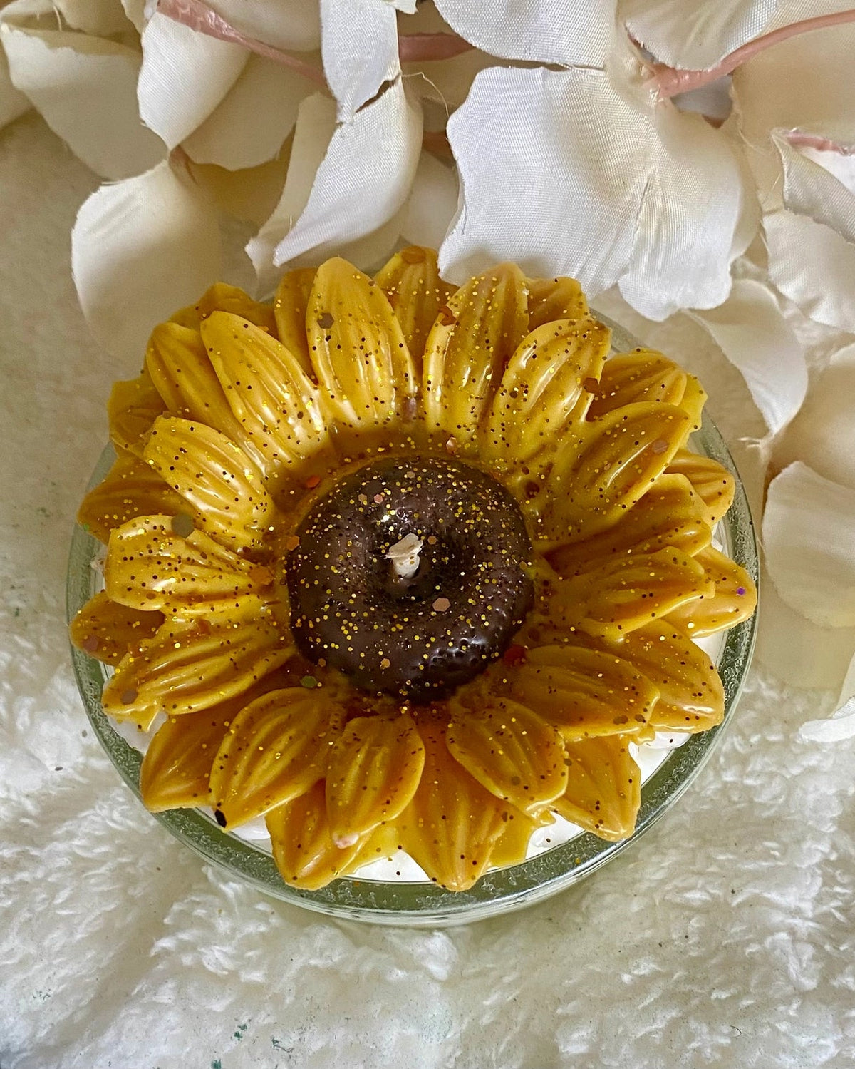 Candela Girasole - Profumo di Miele