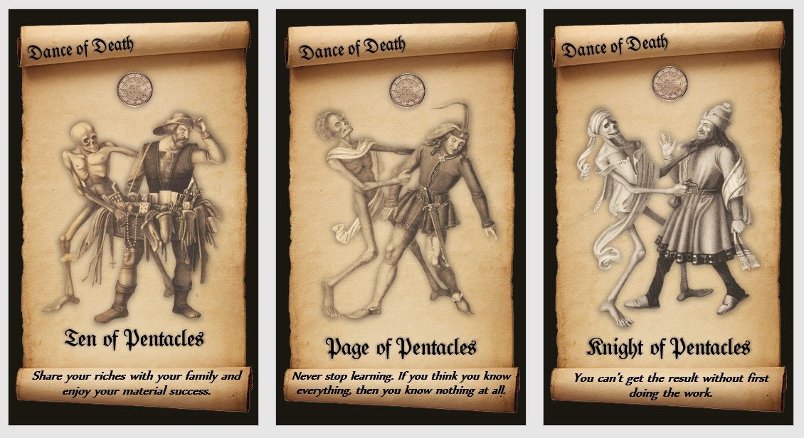Tarocchi Danza Medievale della Morte