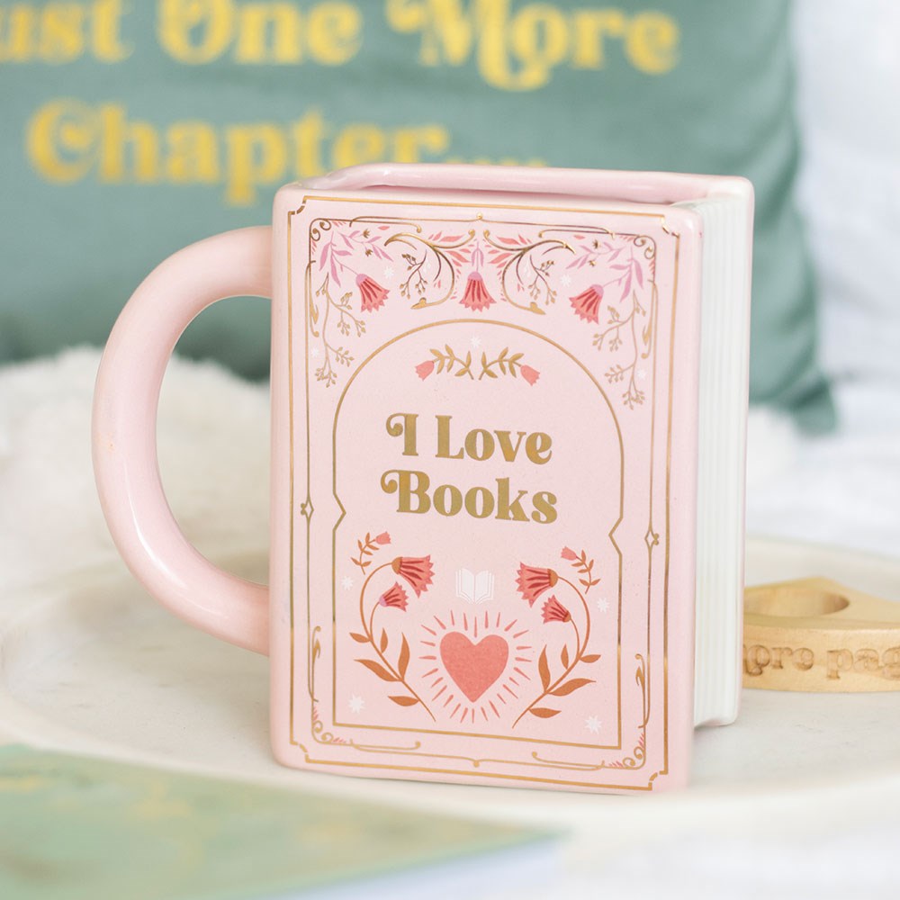 Tazza in ceramica "I love Books"