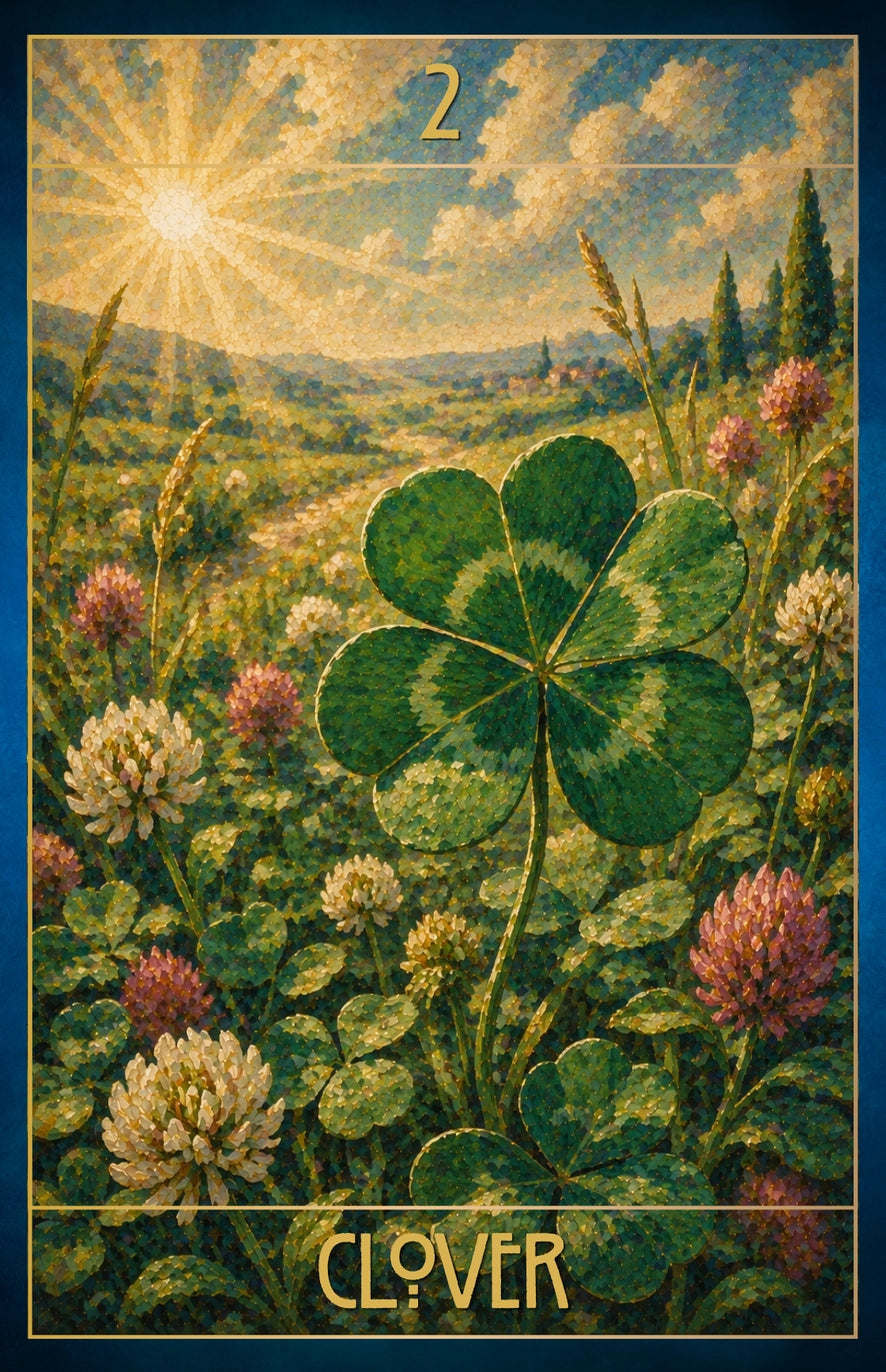 Carte oracolo Lenormand in stile Art Déco – 36 carte con guida tramite QR