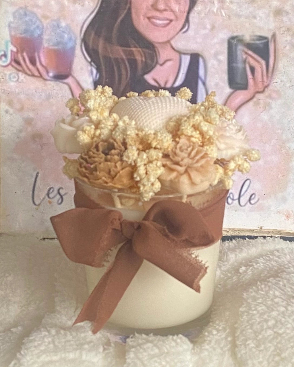 Candela di Soia Cuore Vellutato - Profumo Orchidea Vaniglia