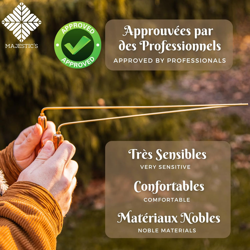 Bacchette da Rabdomante Professionali in Rame Modello Delux
