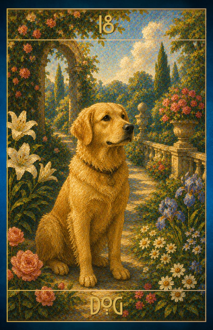 Carte oracolo Lenormand in stile Art Déco – 36 carte con guida tramite QR