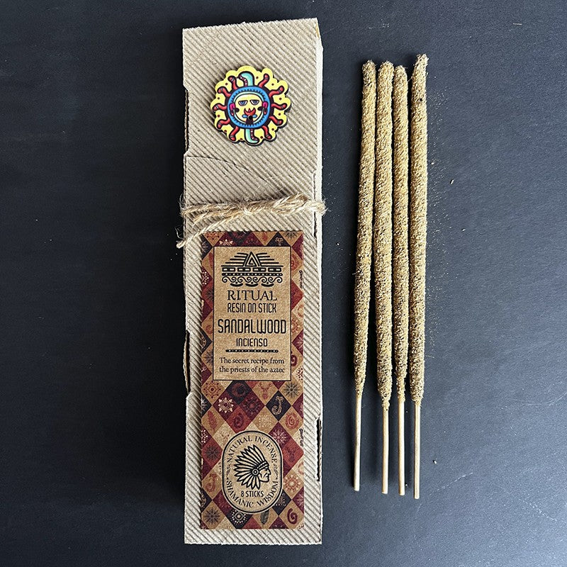 Incenso Rituale in Resina su Bastoncino Banjara – Sandalwood (Legno di Sandalo)
