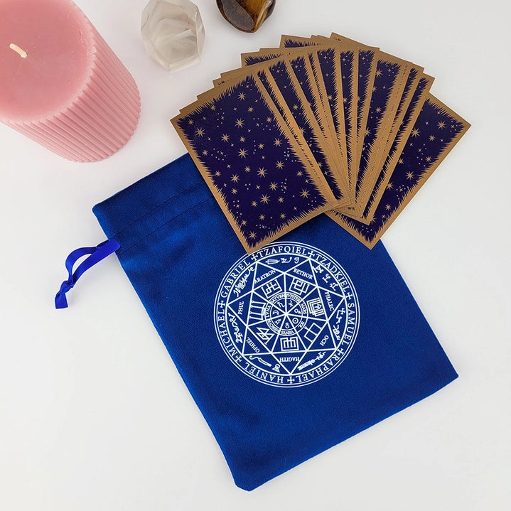 Pochette per Tarocchi e Oracoli Sigillo dei 7 Arcangeli