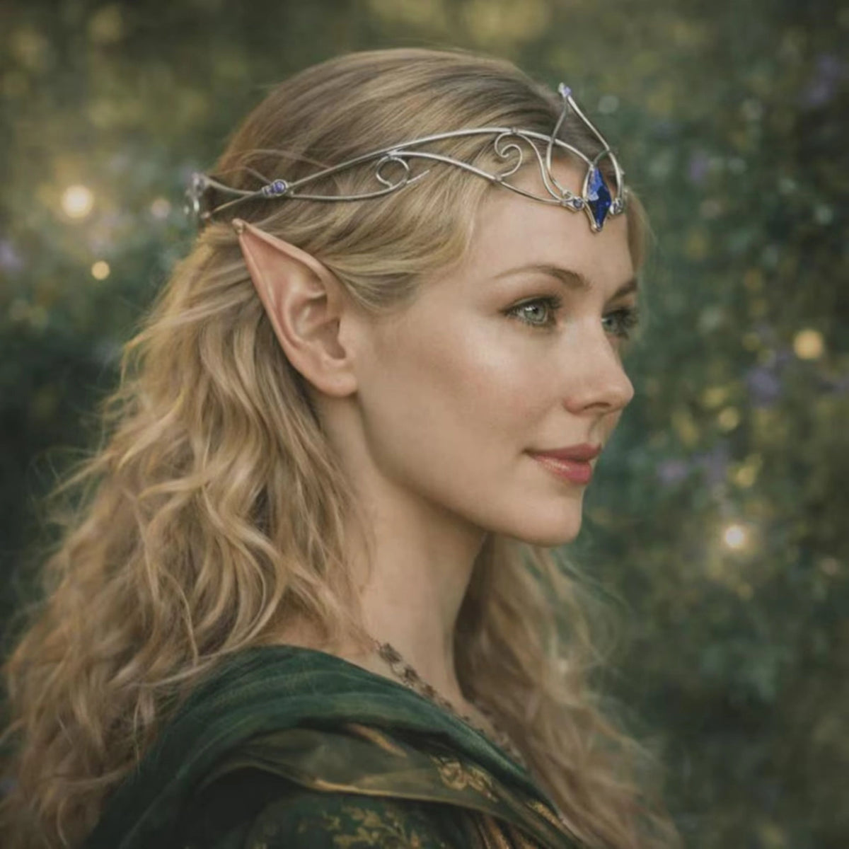 Delicata Tiara in stile Elfico "Anima Magica"