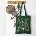 Borsa in tessuto "Green Witch"