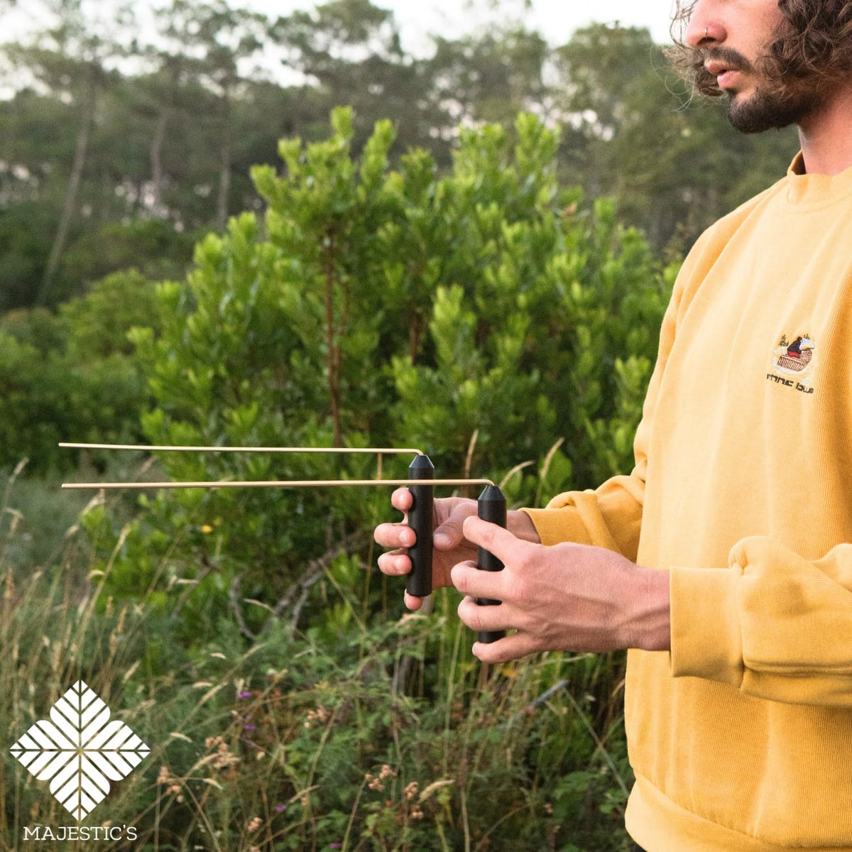 Bacchette da Rabdomante Professionali in Ottone - Modello PRESTIGE