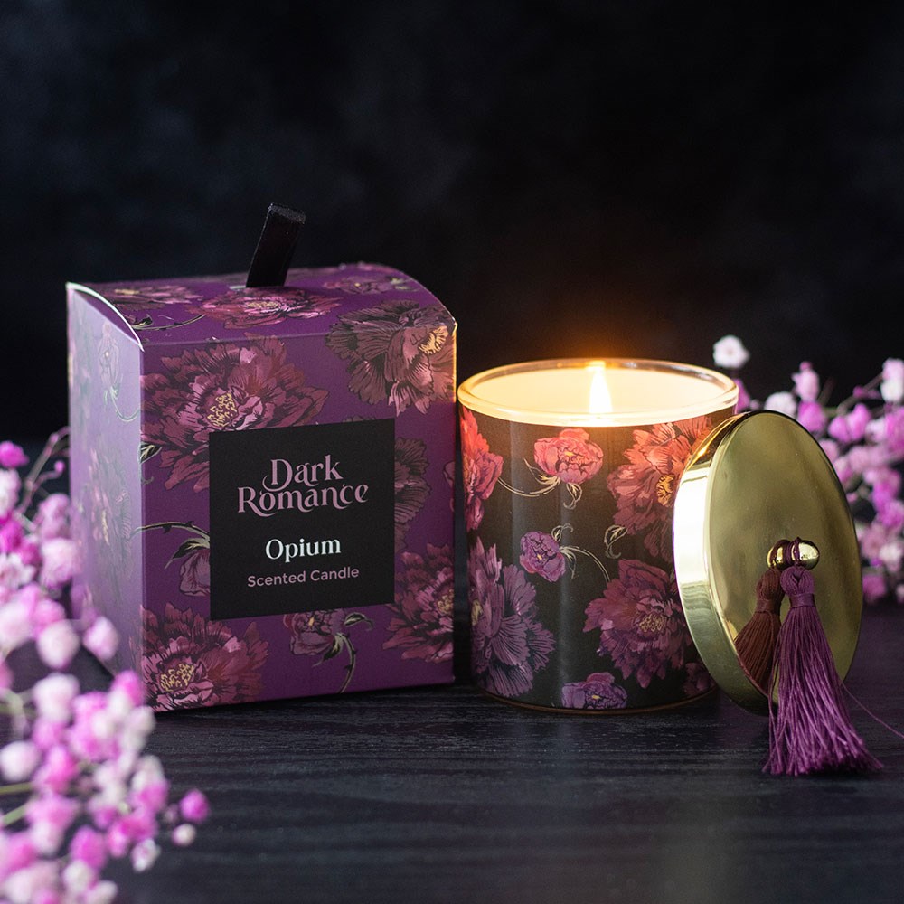 Candela profumata all'Oppio "Dark Romance"