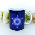 Tazza Cubo di Metatron Indaco