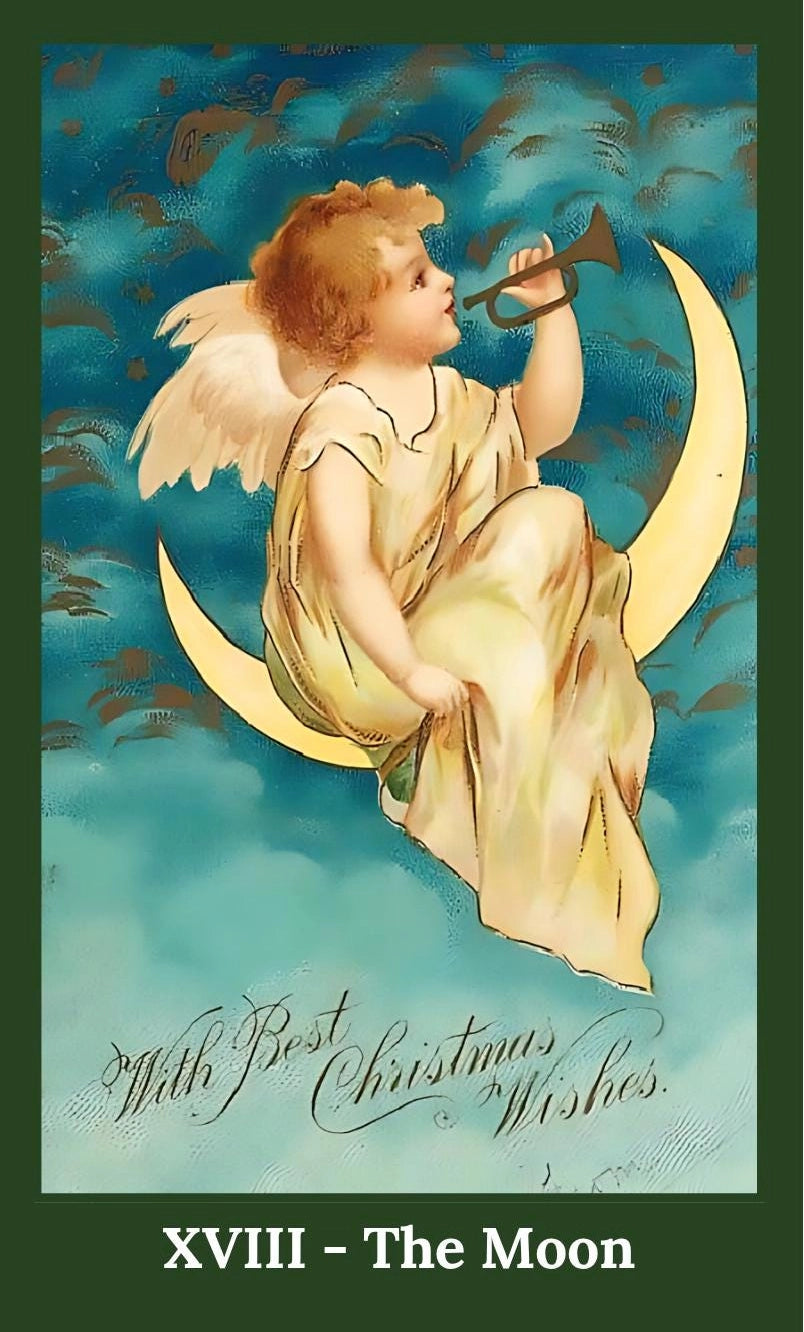 Mazzo di Tarocchi Natalizi Vintage con guida