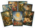 Carte oracolo Lenormand in stile Art Déco – 36 carte con guida tramite QR