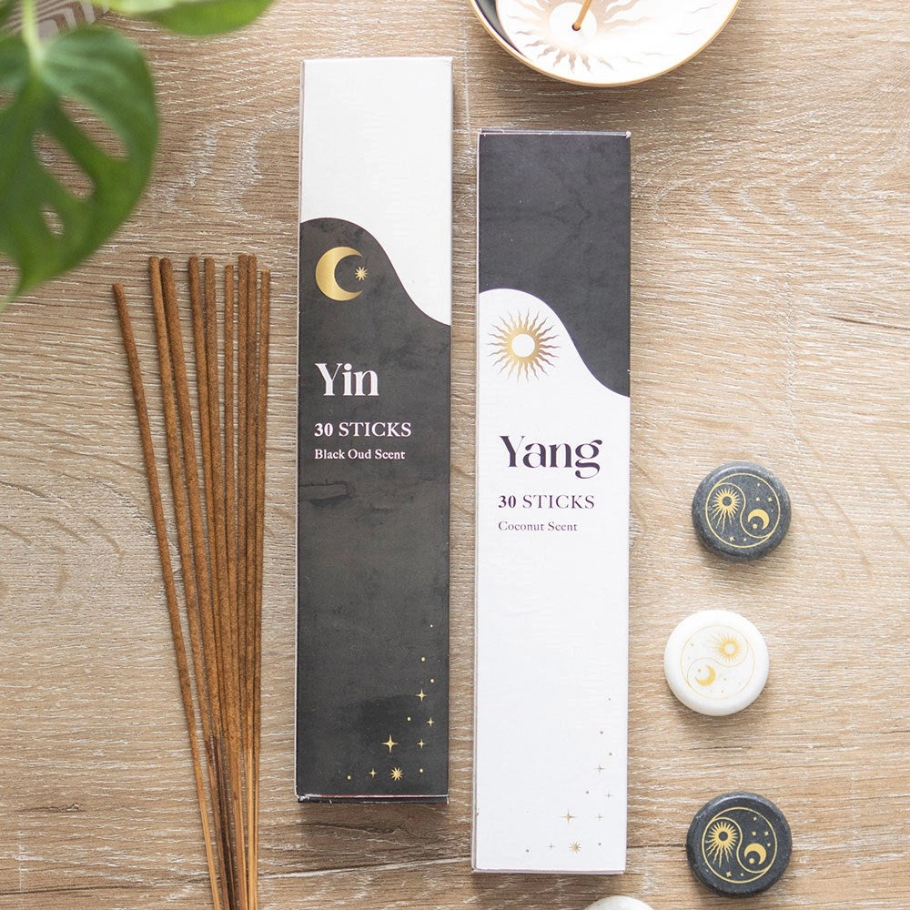 Set da 2 confezioni di bastoncini d'incenso Yin Yang