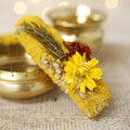 Bastoncino per Fumigazione Artigianale (Smudge Stick) con Fiori Gialli e Resine Naturali