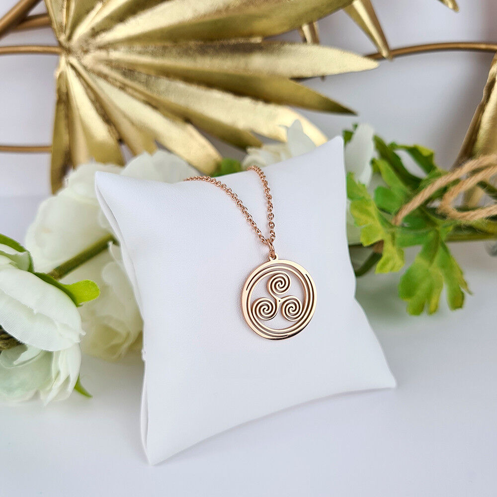 Collana Triskele in acciaio inox