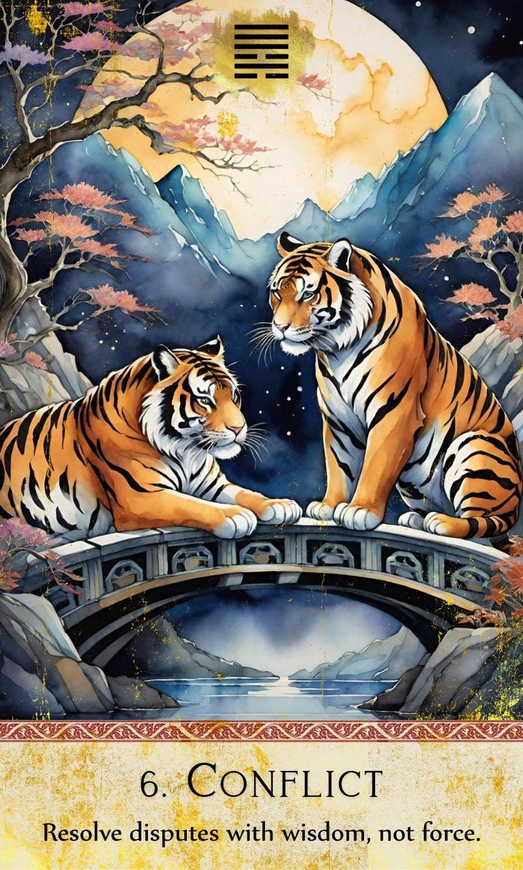 Carte oracolari dell'I Ching - Sussurri della natura asiatica