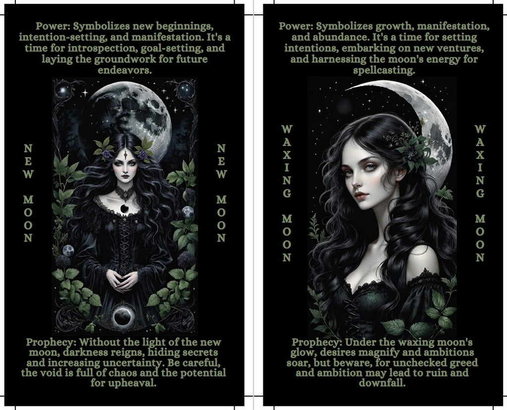 Oracolo della Strega della Magia Oscura. Carte oracolo della Stregoneria