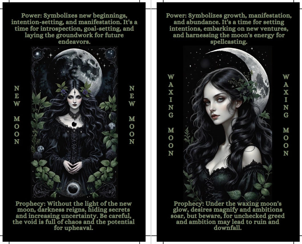 Oracolo della Strega della Magia Oscura. Carte oracolo della Stregoneria