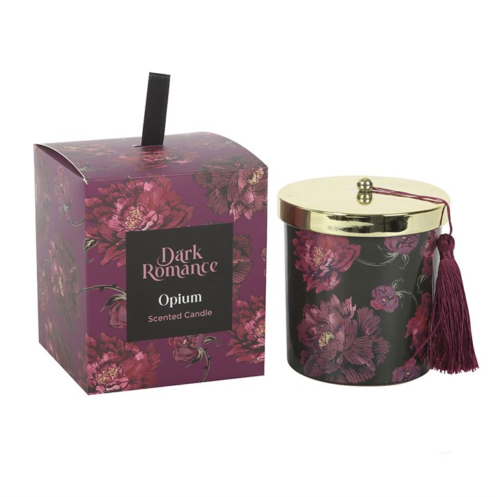 Candela profumata all'Oppio "Dark Romance"