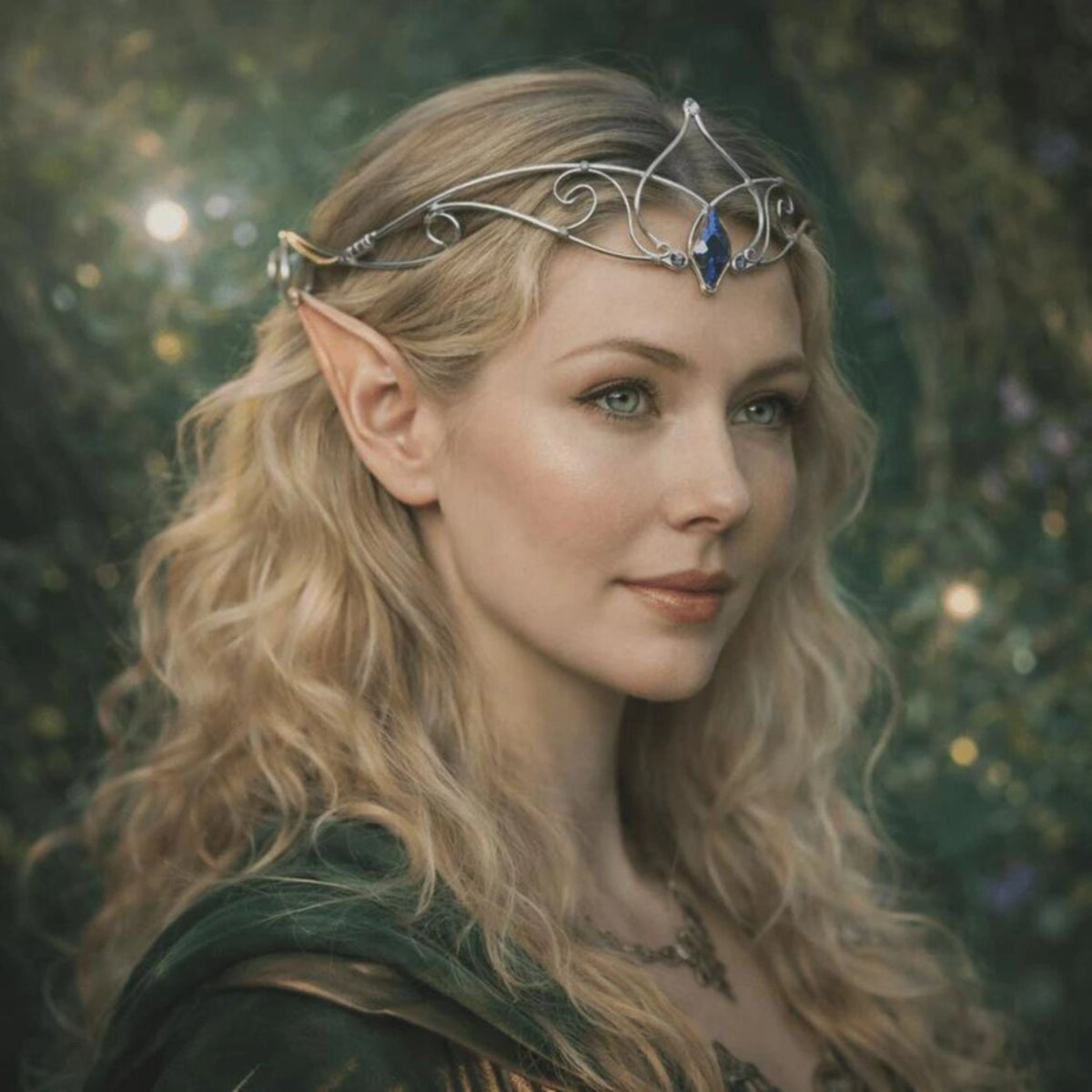 Delicata Tiara in stile Elfico "Anima Magica"